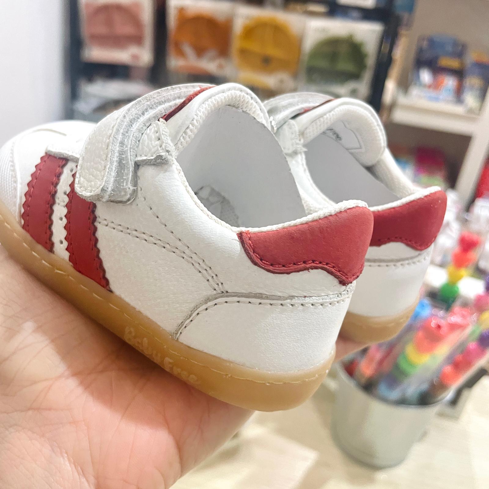 Deportiva Piel Blanco & Rojo – Chetto