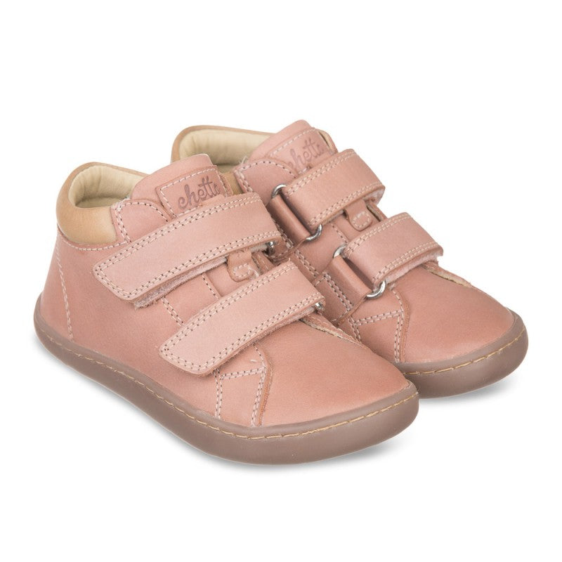 Botin respetuoso dos velcros rosa – Chetto