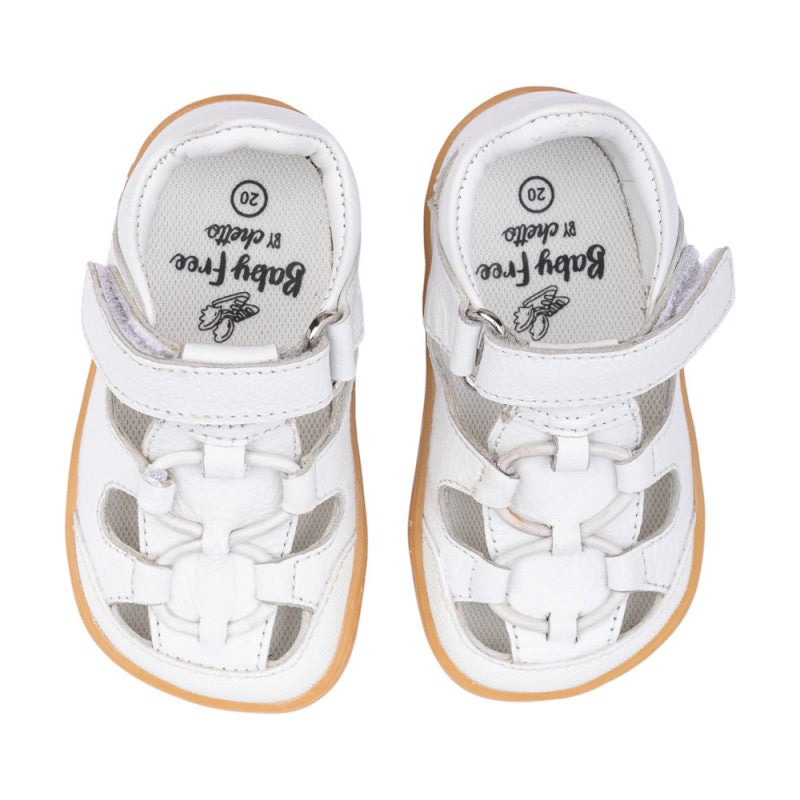Sandalia piel baby free blanco – Chetto