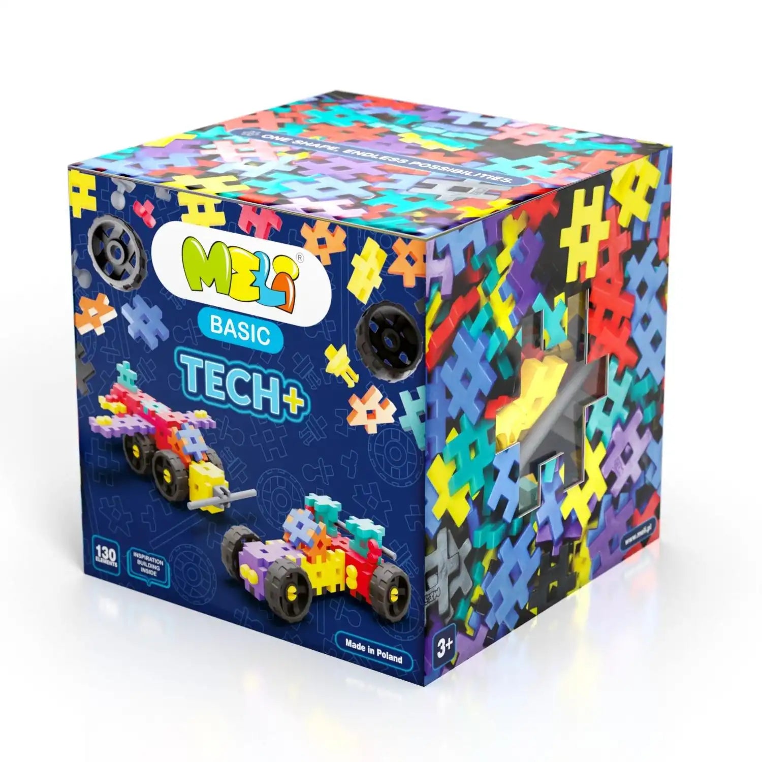 Bloques construcción MELI – Basic Tech+ 130 pcs