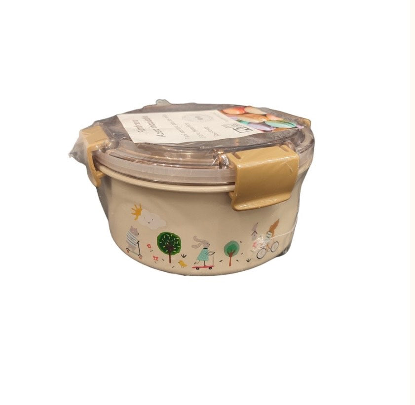 Fiambrera Acer Inox Rodonda beige Mamimuac