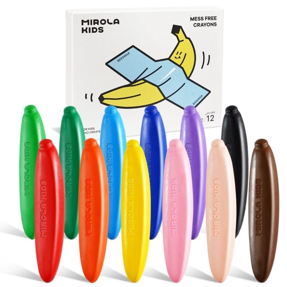 Crayones Banana de Cera de Abeja - Jar Meló