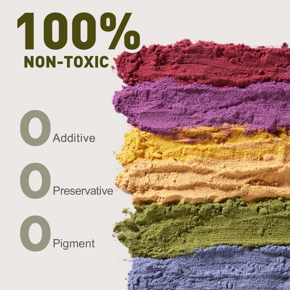 Pintura vegetal en polvo natural (6 colores) - Jar Meló
