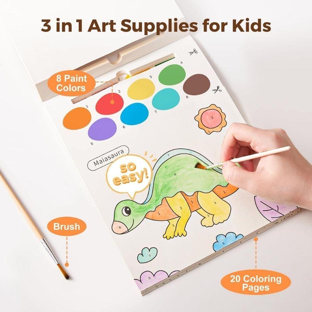 Cuaderno con Acuarela Dinosaurios - Jar meló