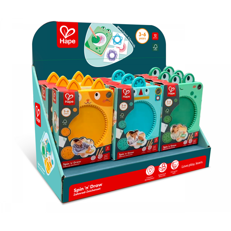 Kit de dibujo Espirógrafo Portátil - Hape