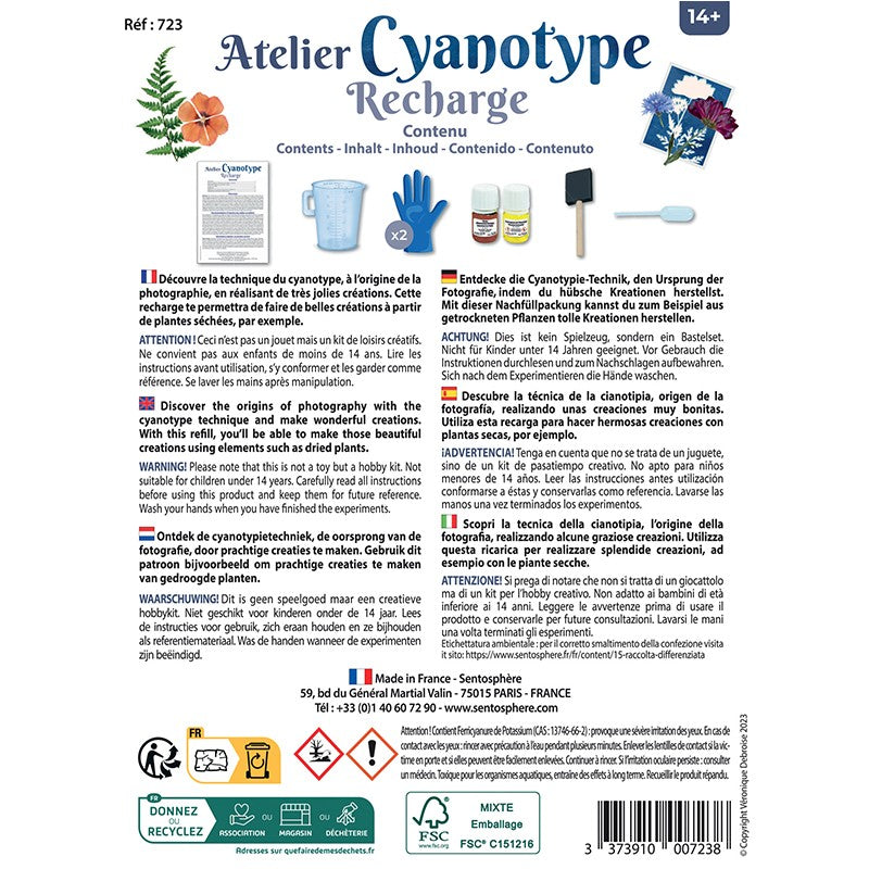 Mini Kit cianotipia - Sentosphere