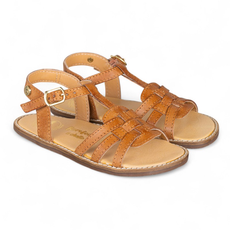 Sandalia piel barefoot cuero – Chetto