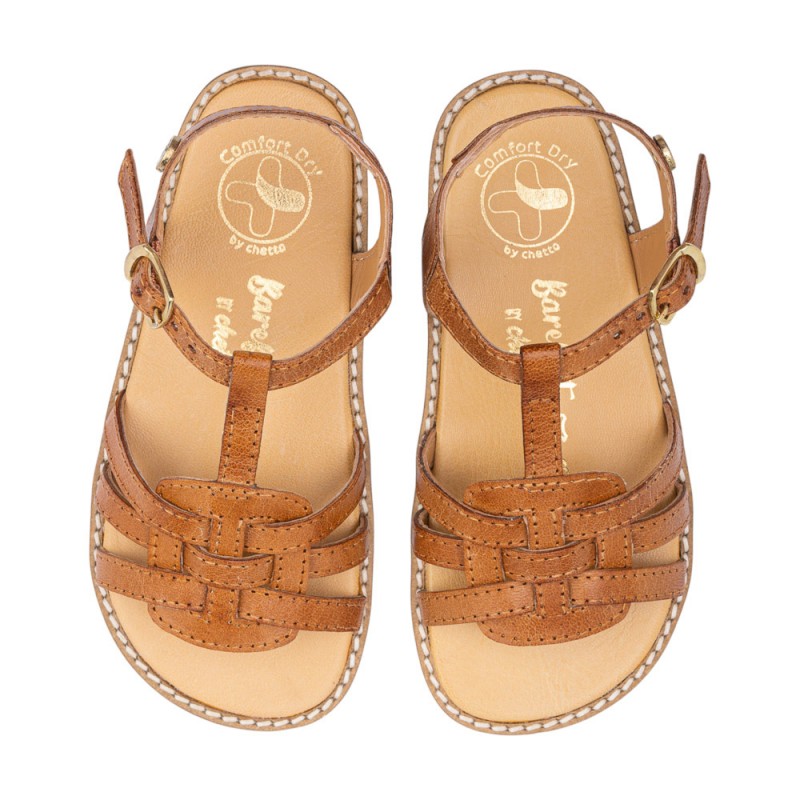 Sandalia piel barefoot cuero – Chetto