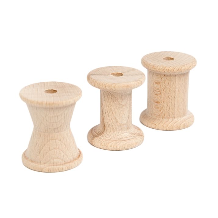 Bobina de madera natural