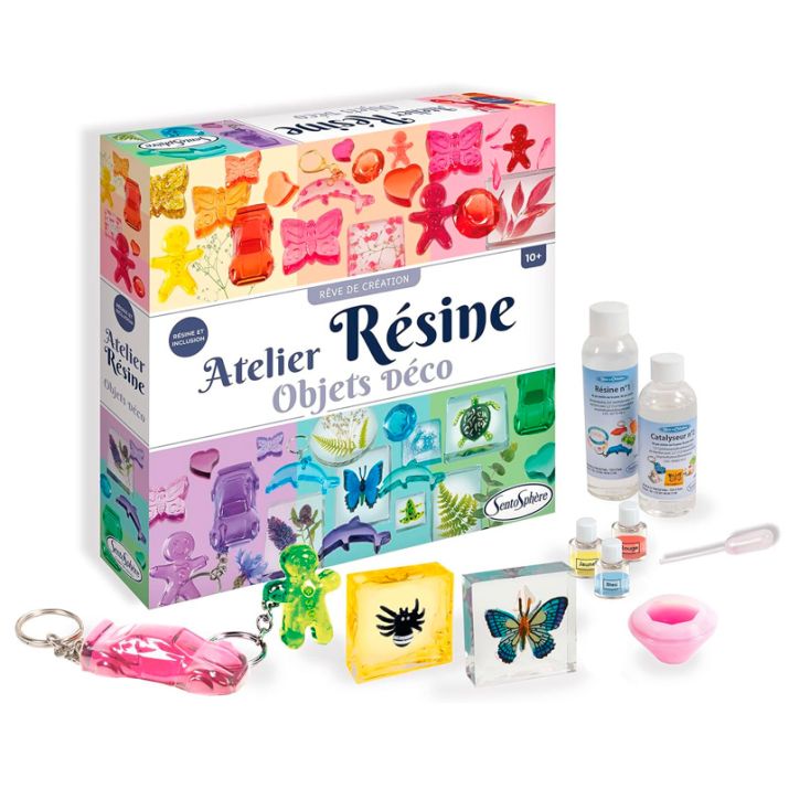 Taller de objetos decorativos con resina - Sentosphère