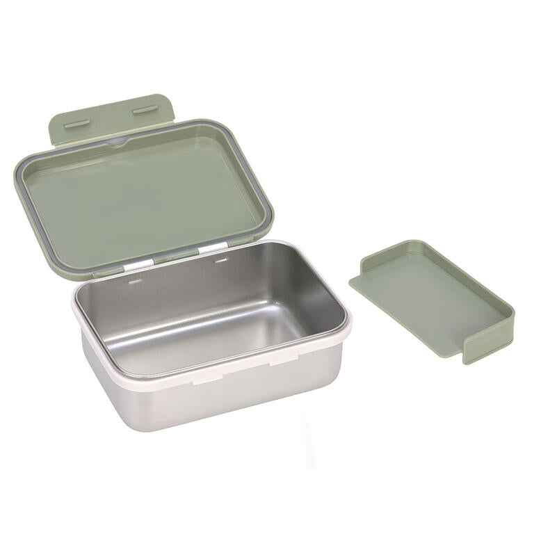Caja almuerzo acero inox Prints Olive