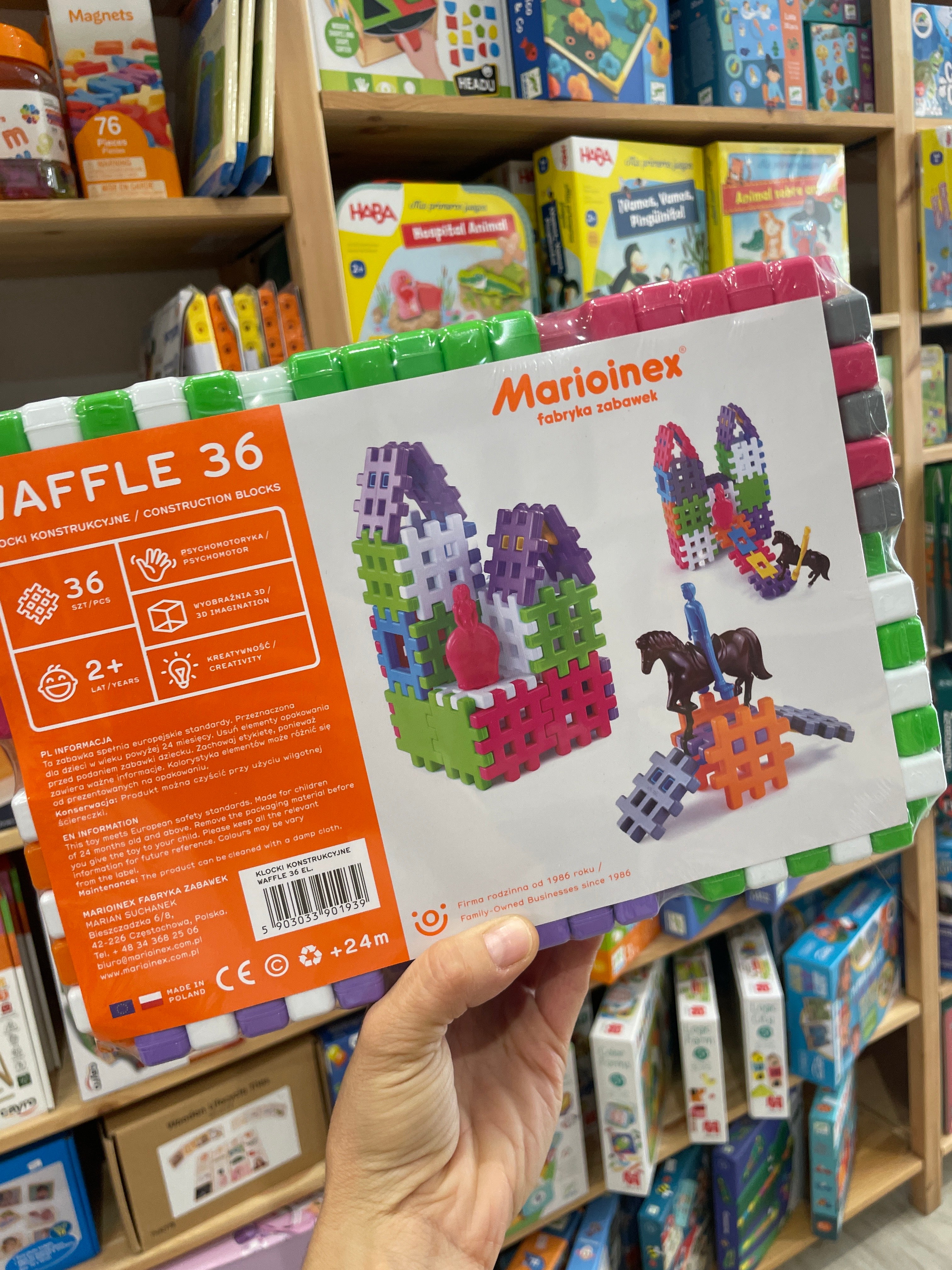 Marioinex - Bloques de construcción Waffle