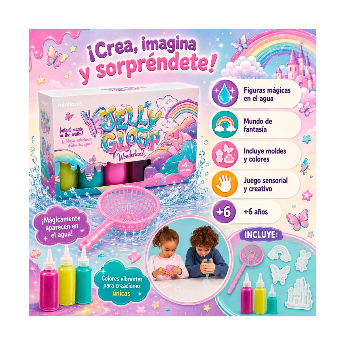 Kit Creativo figuras Jelly Gloop - Miniland