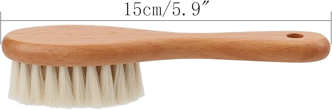 Cepillo madera de cerdas naturales