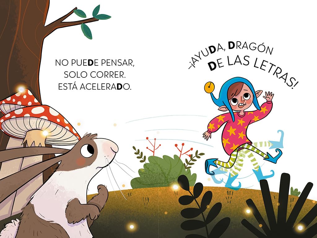 El dragón de las letras: Un duende, un dragón y un problema