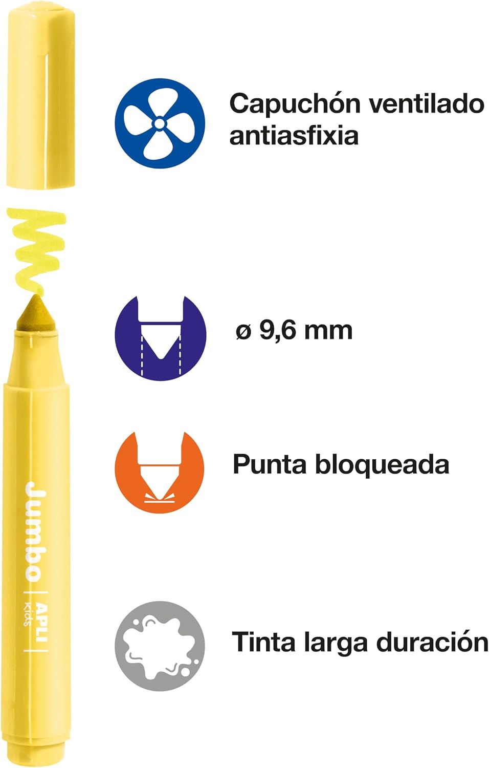 Rotuladores Jumbo (14 unds) - Apli