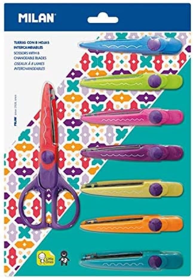 Set 8 hojas intercambiables zigzag