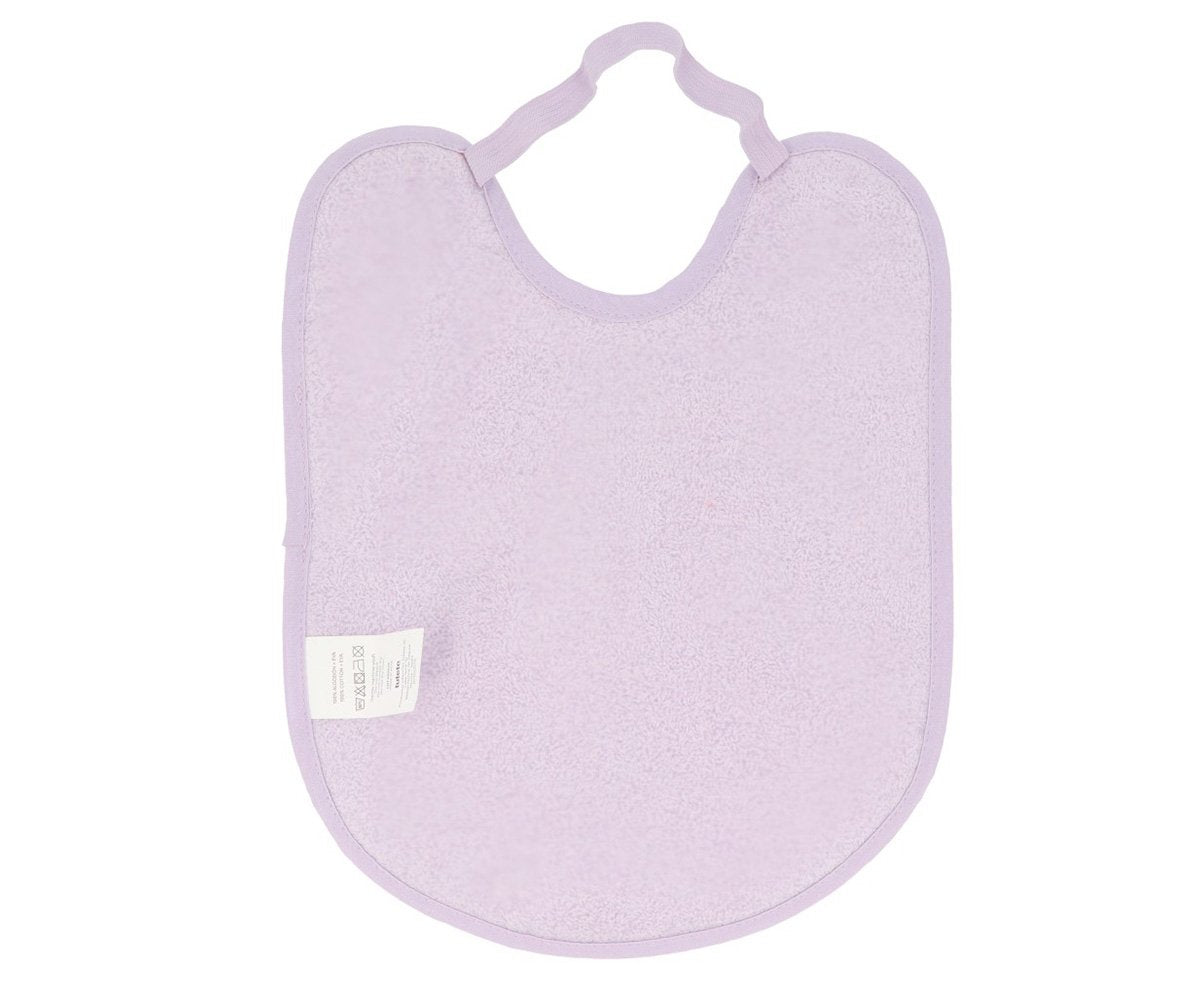 Babero rizo impermeable - Malva