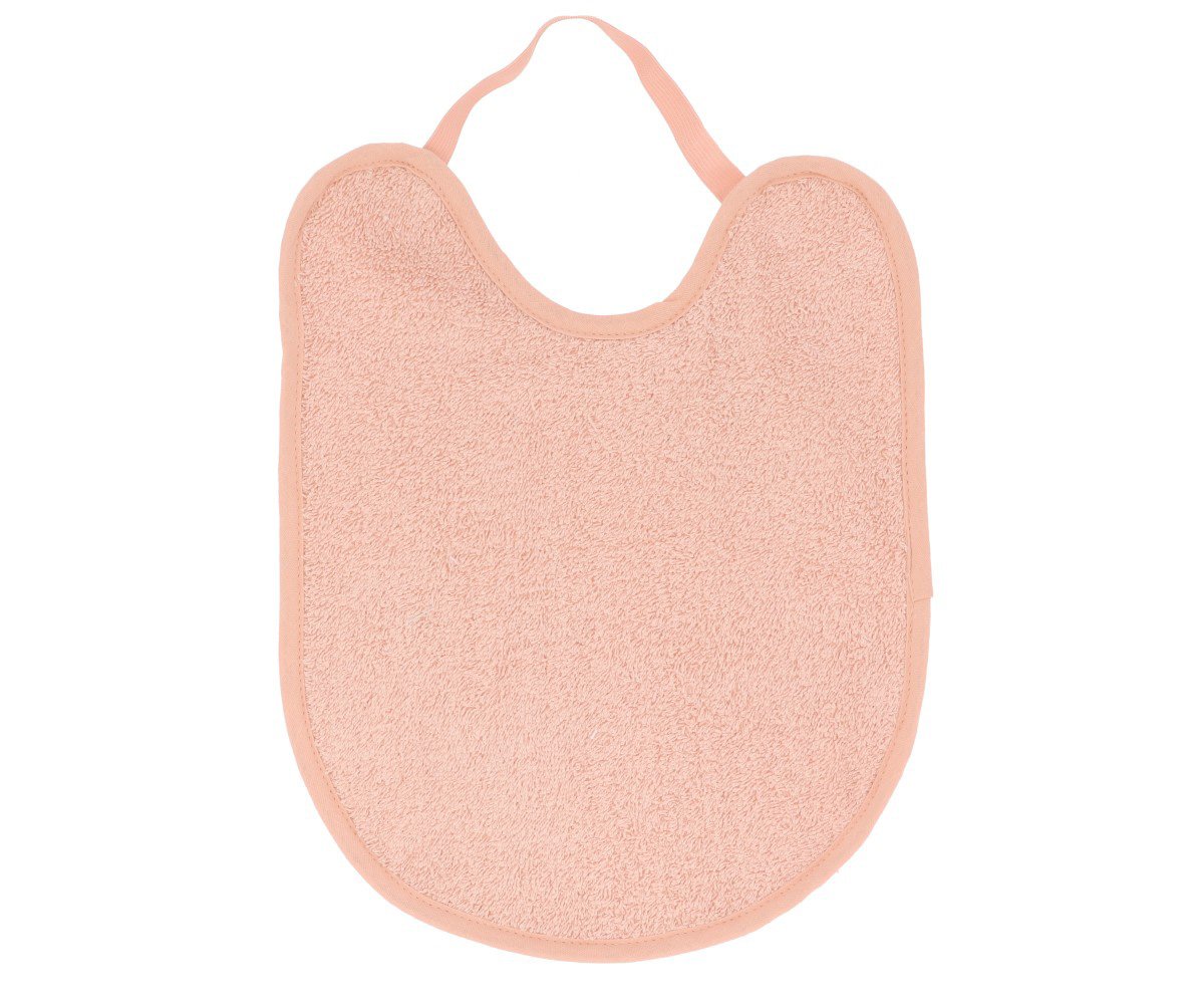 Babero rizo impermeable - Rosa