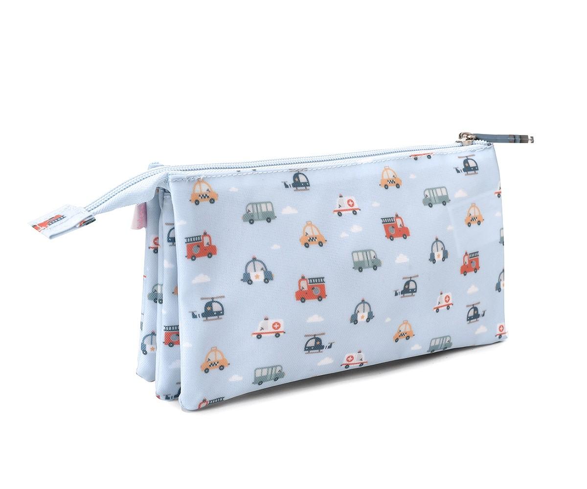Estuche con 3 Compartimentos City Cars