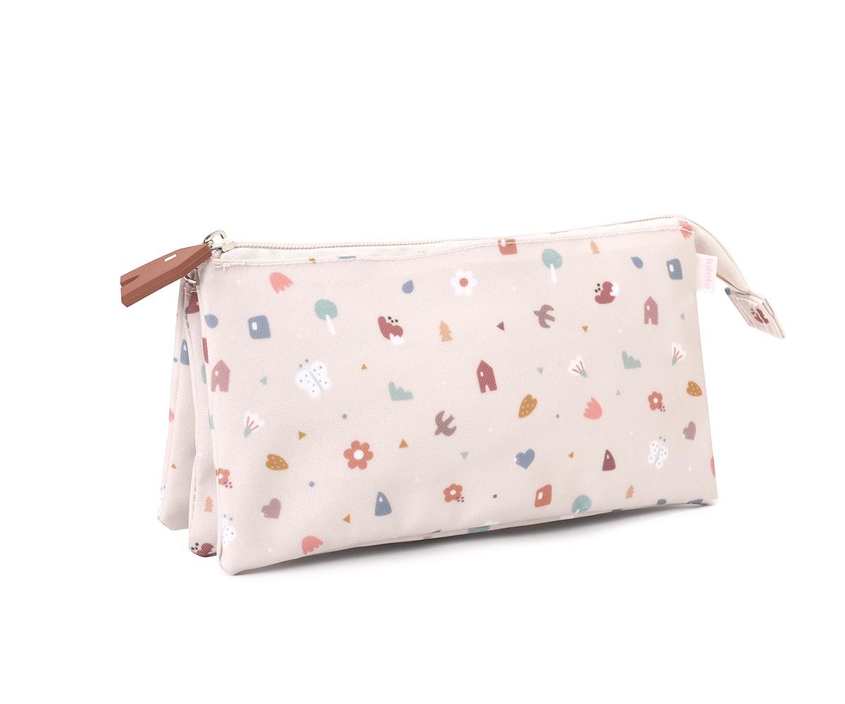 Estuche con 3 Compartimentos Geometric Nature