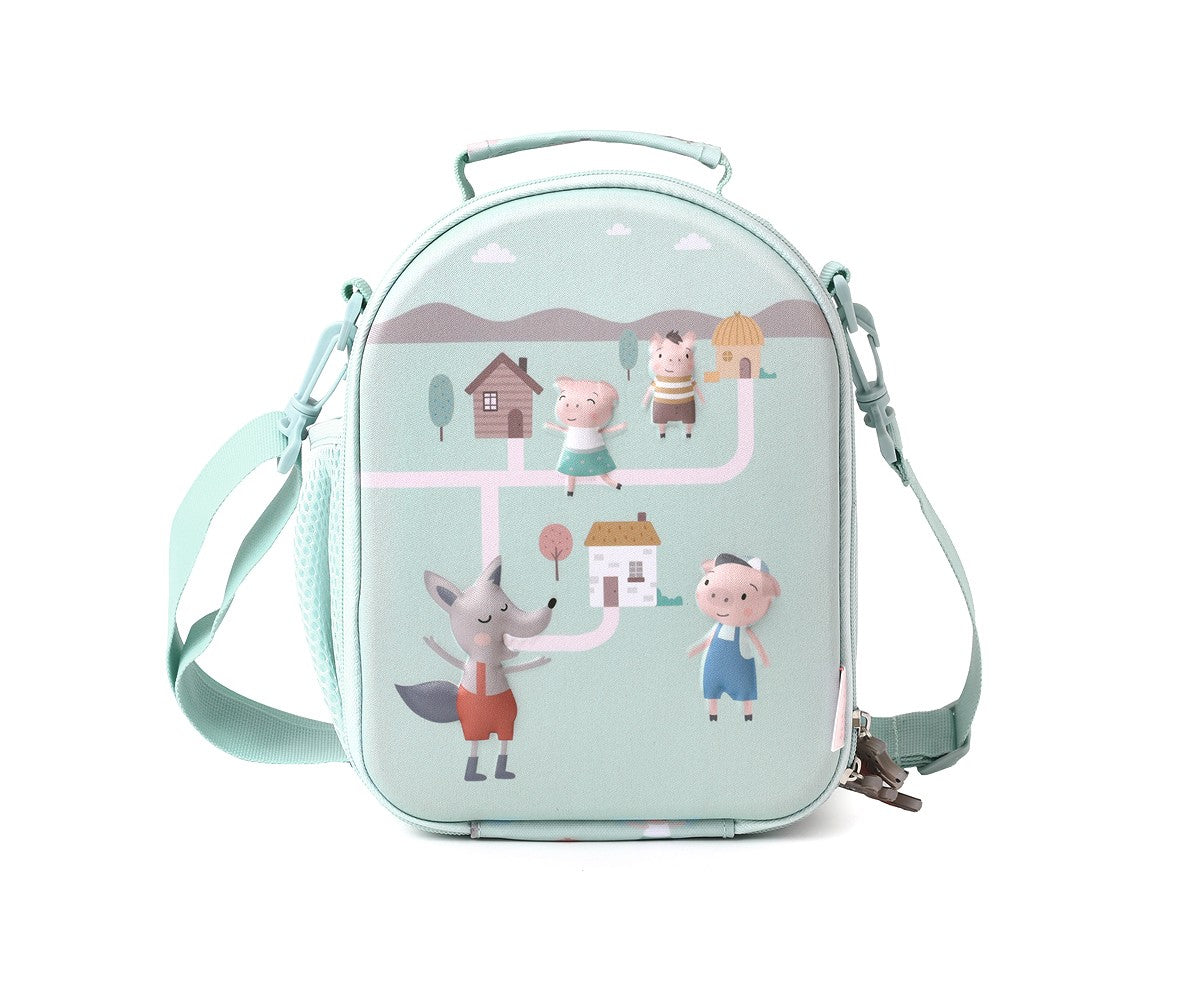 Bolsa Merienda Térmica 3D 3 Cerditos