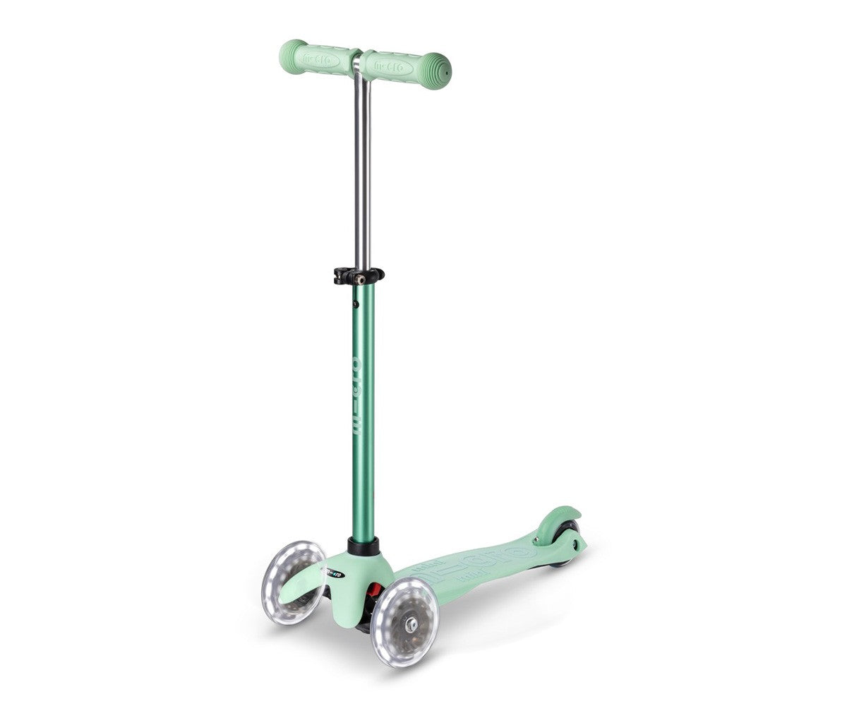 Patinete Mini2Grow Deluxe LED Menta