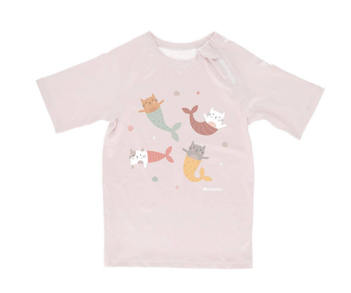 Camiseta protección solar Mermaid Cats