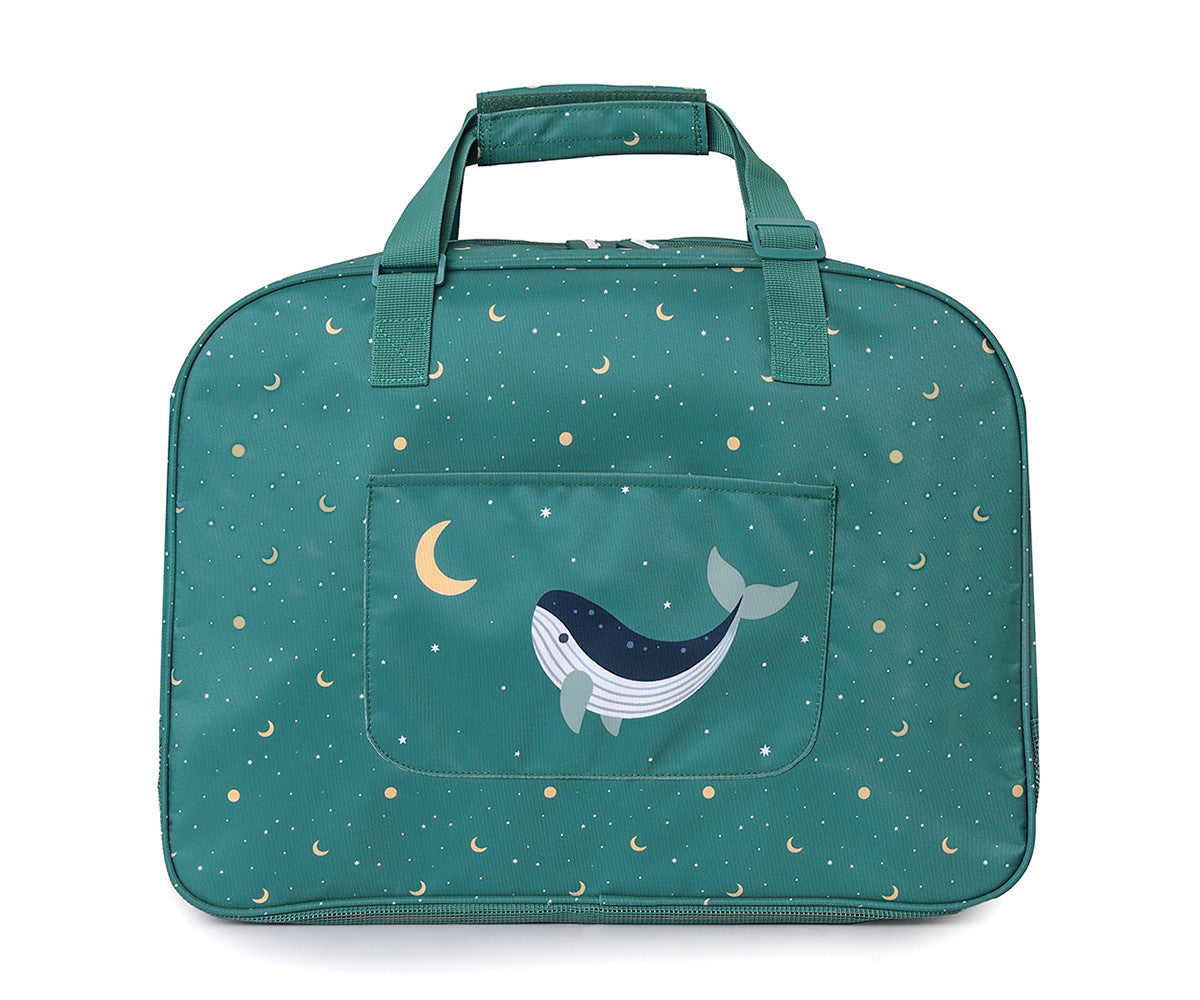 Bolso de playa antiarena Whale Teal
