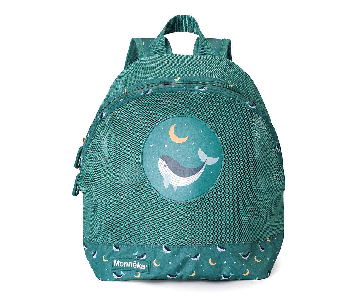 Mochila infantil antiarena Whale Teal