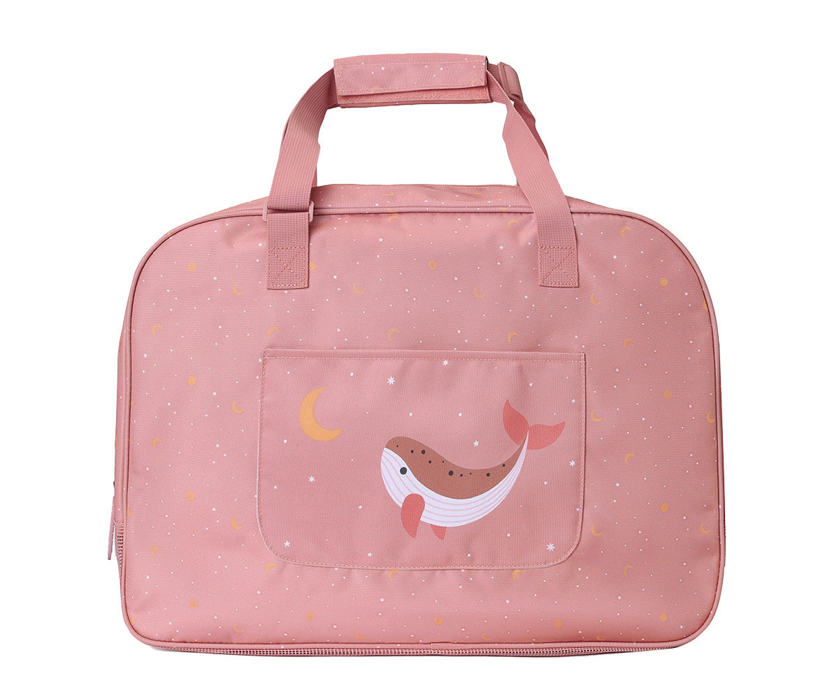 Bolso de playa antiarena Whale Pink