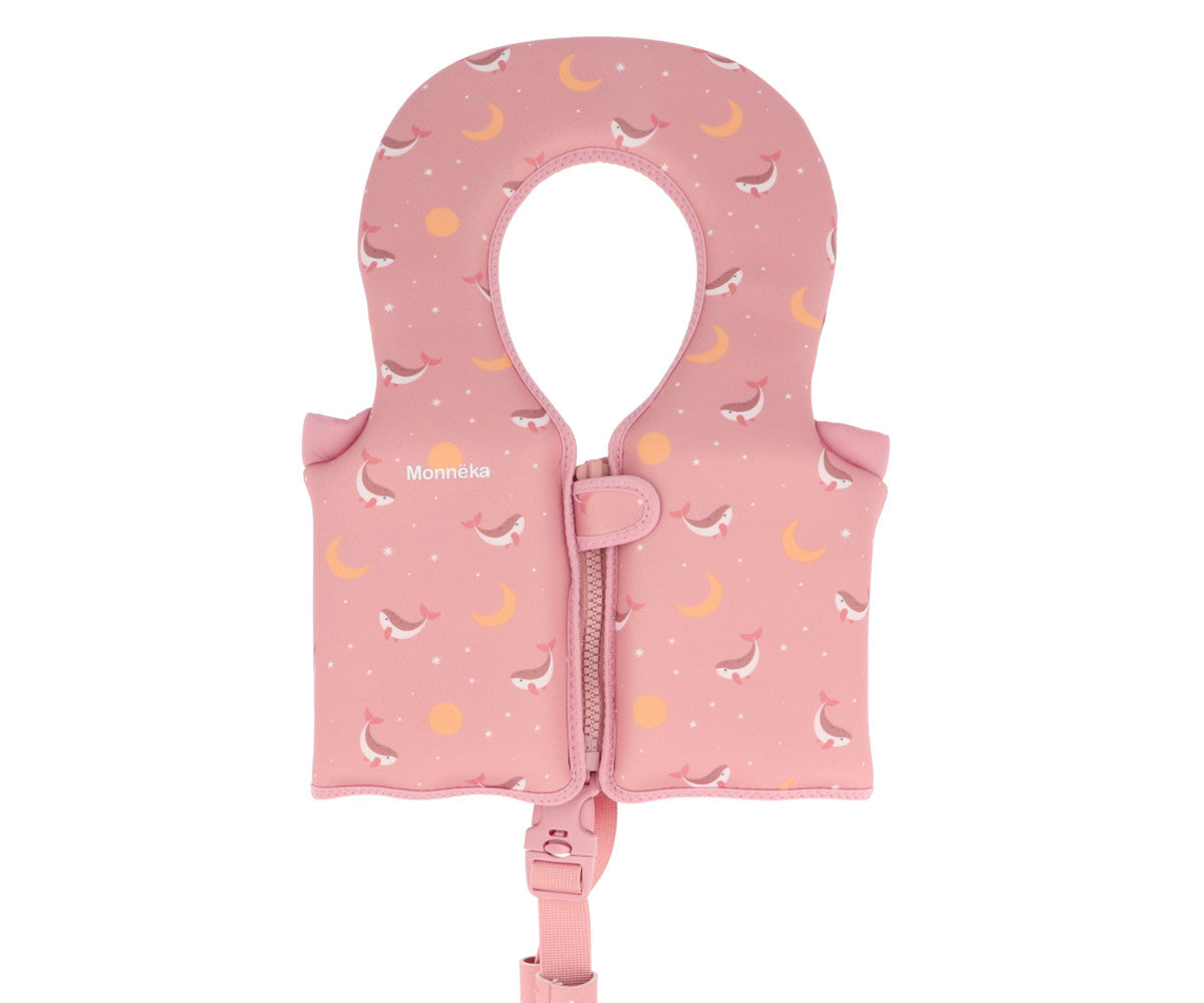 Chaleco flotación Whale Pink Talla 1-2 años