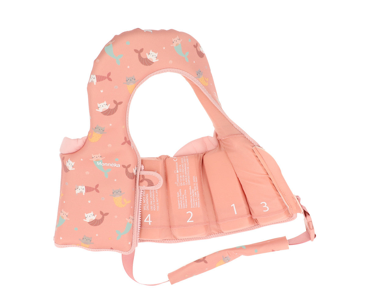 Chaleco flotación Mermaid Cats Talla 1-2 años