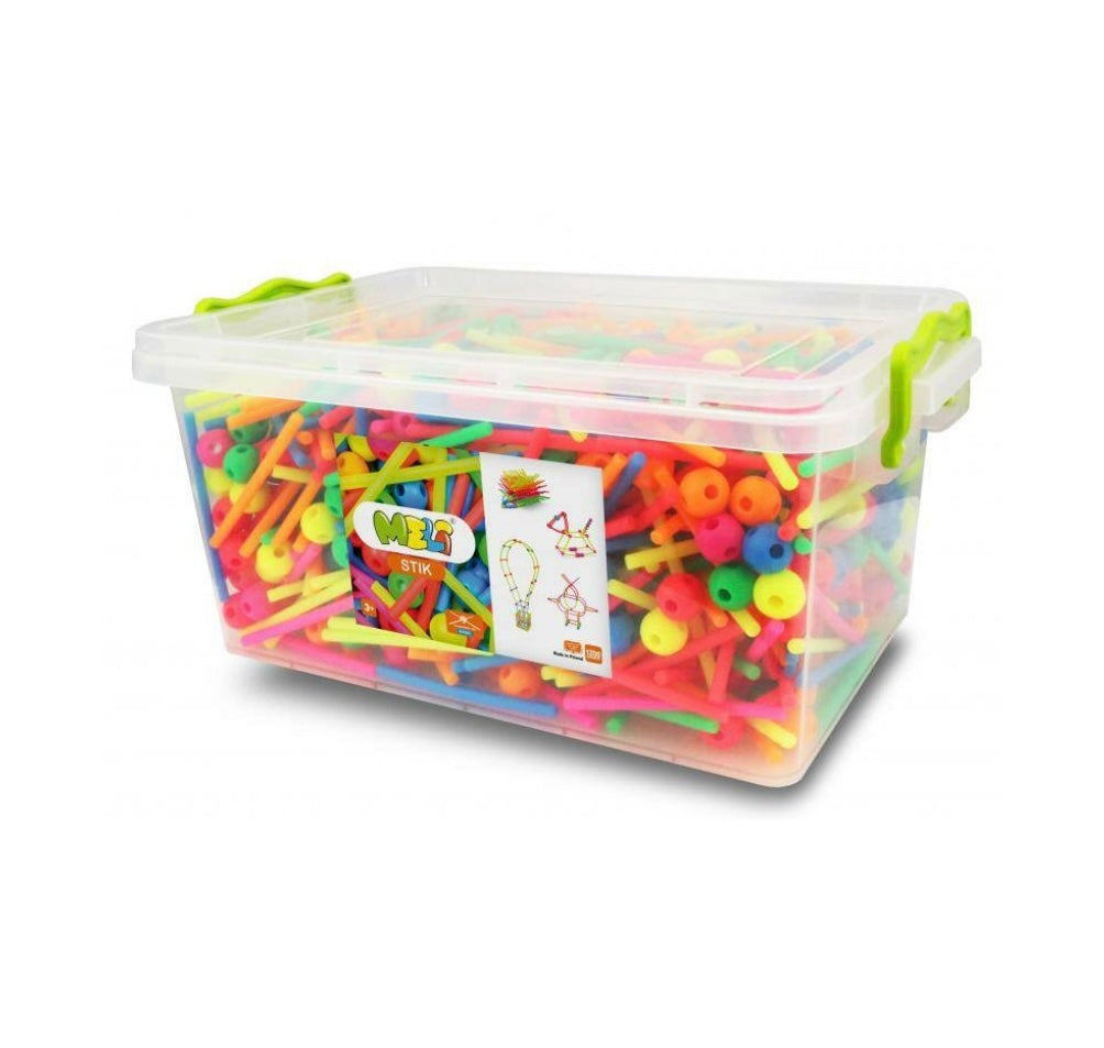 Bloques stick MELI NEON – Basic Box 1200 pcs