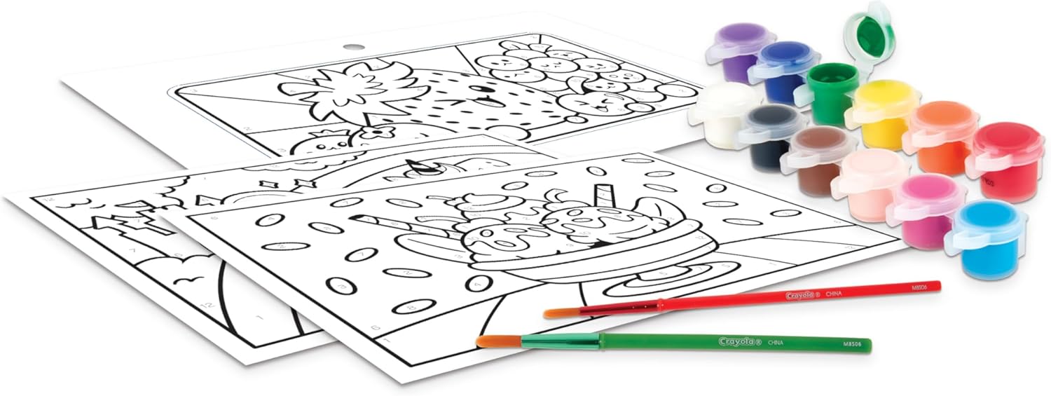 Kit pintar por números - Crayola
