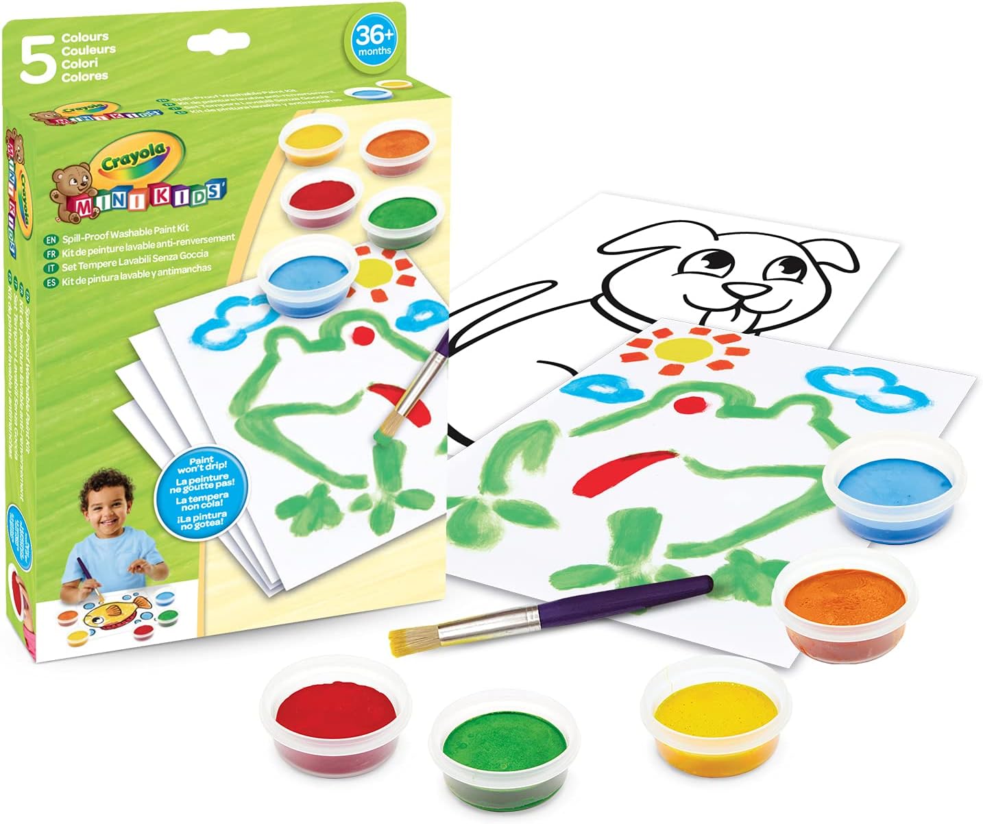 Kit de témperas lavables