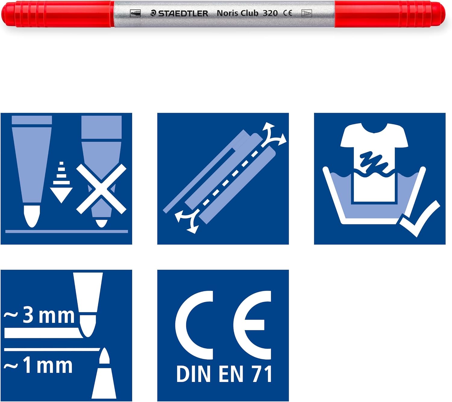 Rotulador Doble Punta 12 unidades - STAEDTLER