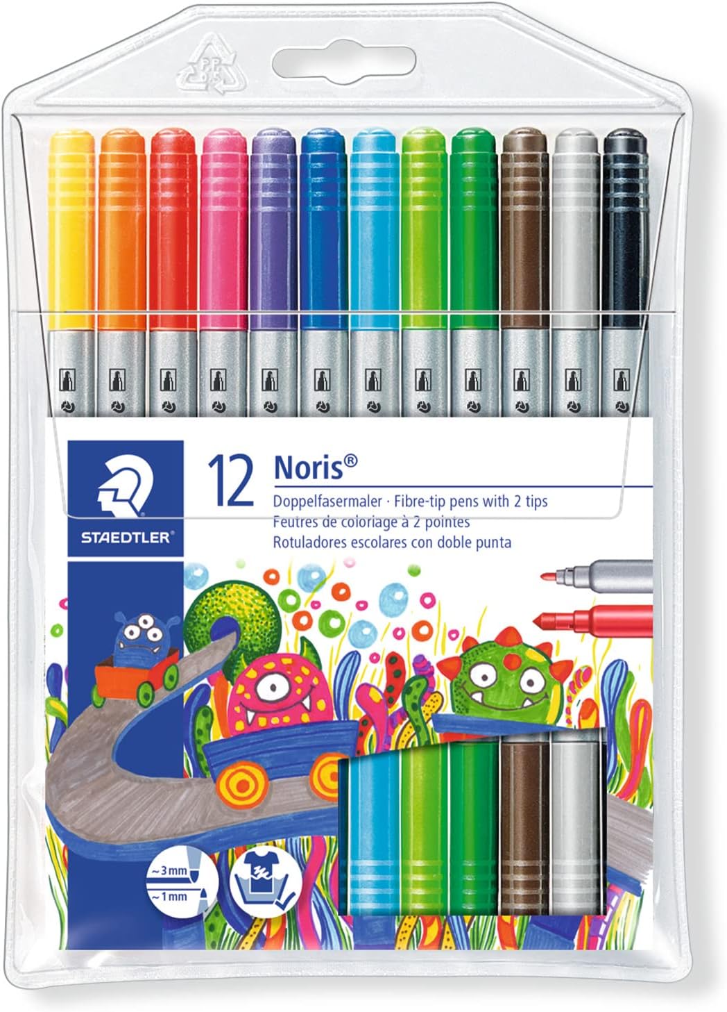 Rotulador Doble Punta 12 unidades - STAEDTLER