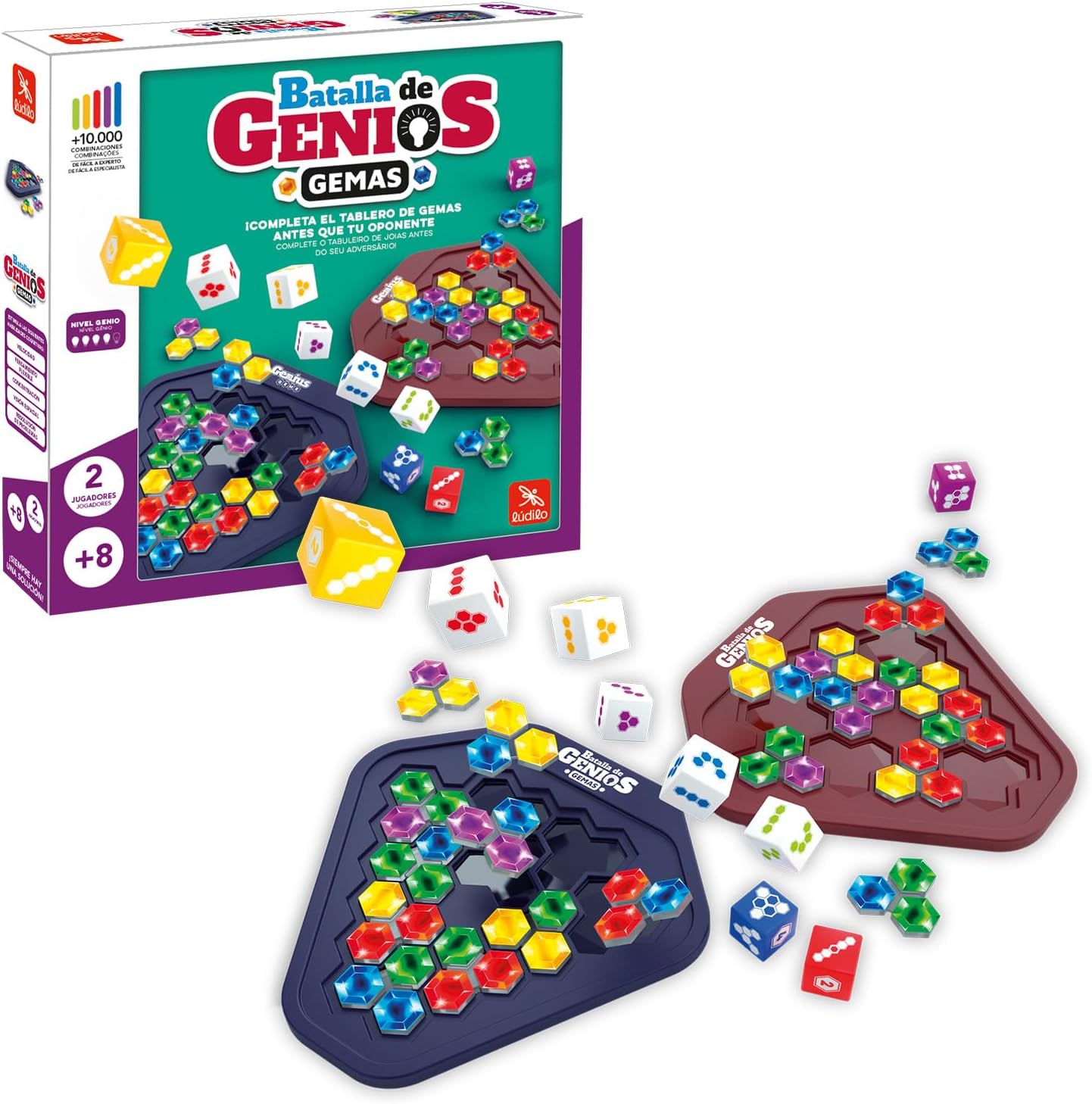 Batalla de genios Gemas