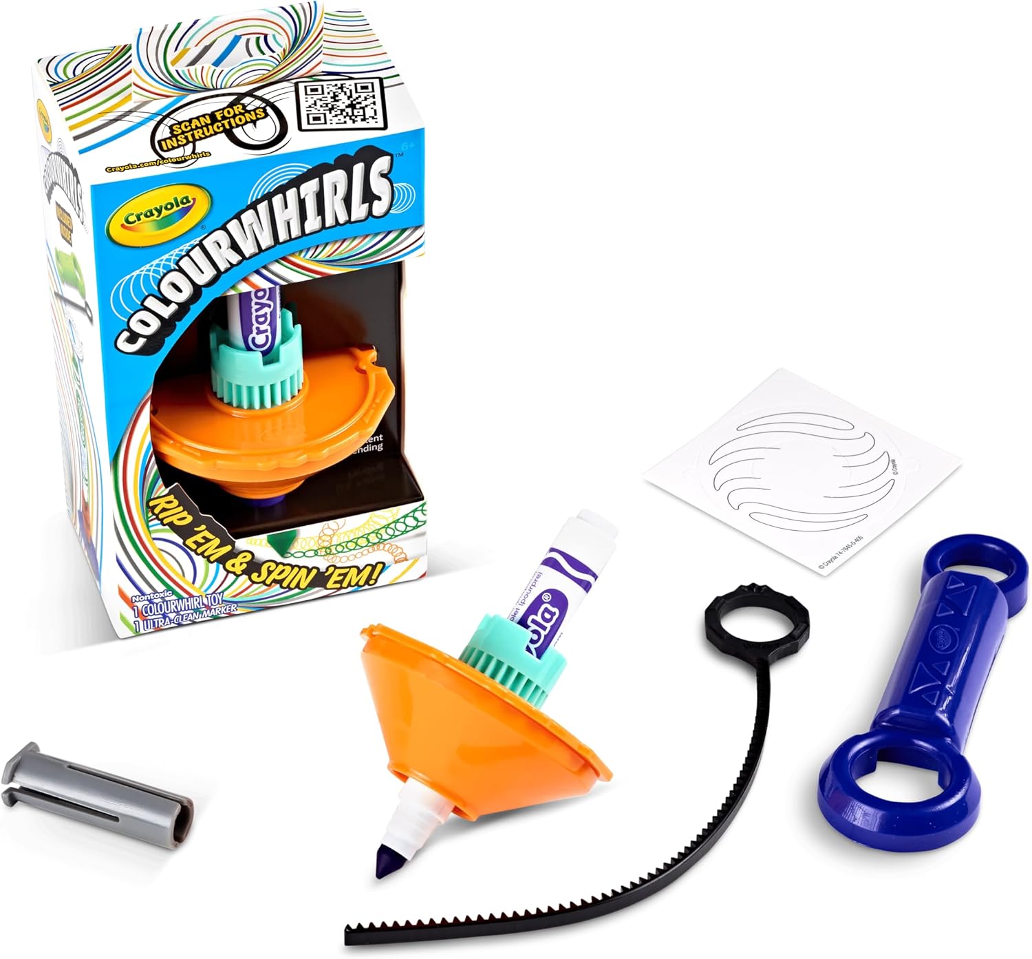 Peonza de colores ColourWhirls - Crayola