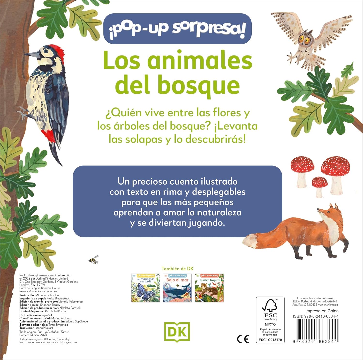 ¡Pop-Up sorpresa! - Los animales del bosque