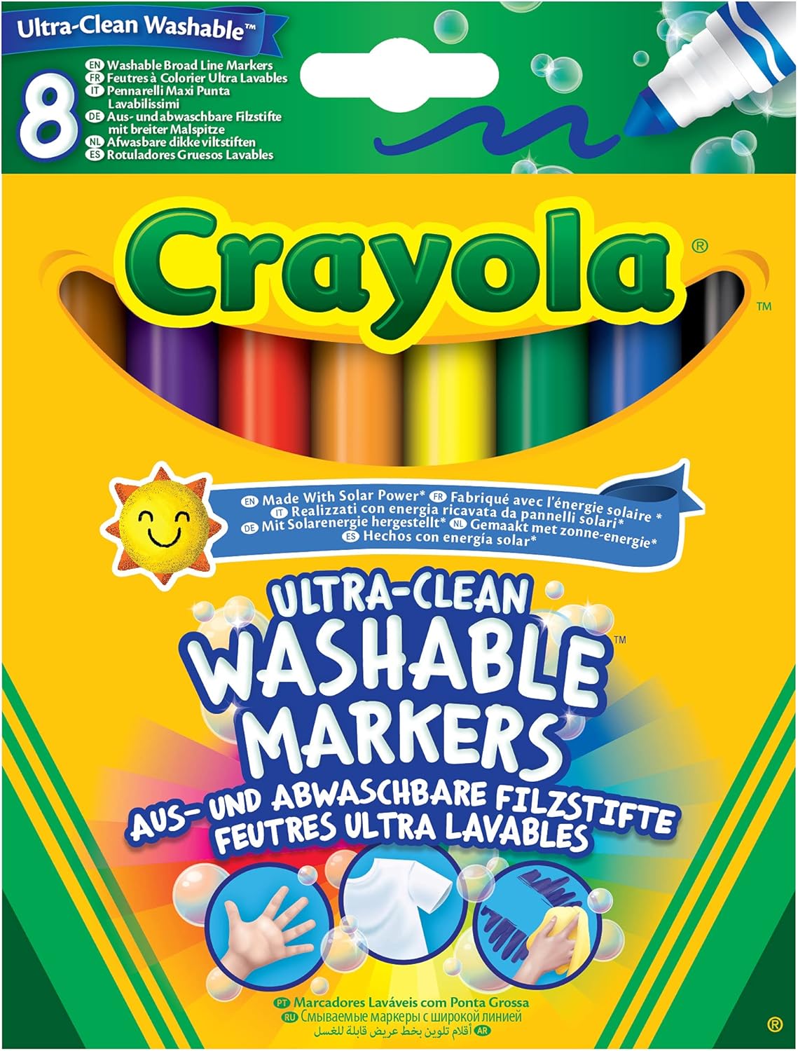 8 rotuladores gruesos lavables - Crayola