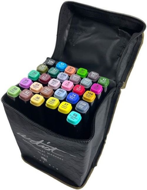 Estuche rotuladores professional markers doble punta