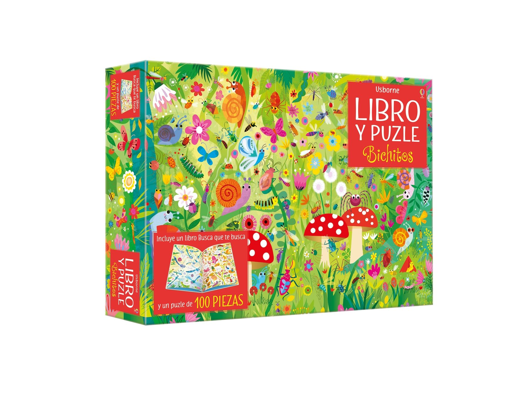 Libro y Puzzle: Bichitos
