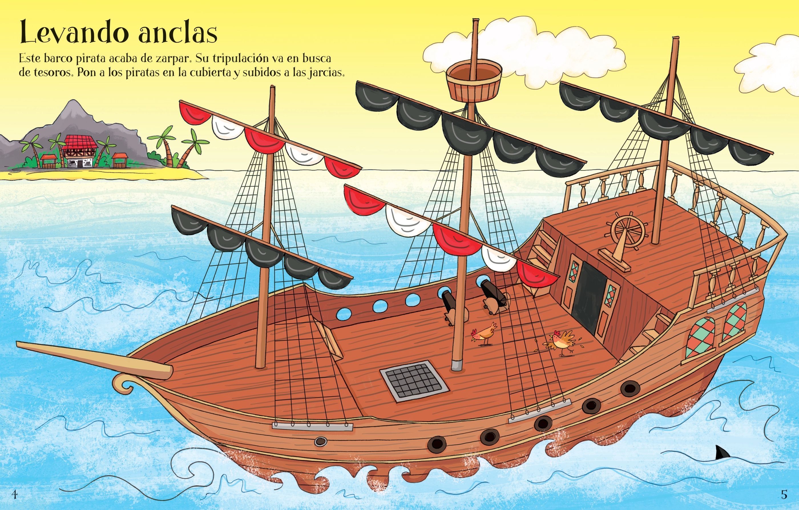 Mi primer libro de pegatinas - Piratas