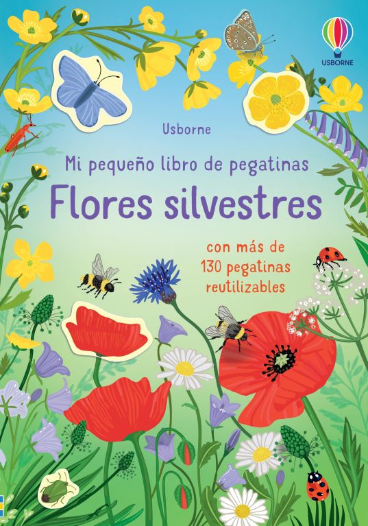 Mi pequeño libro de pegatinas - Flores Silvestres