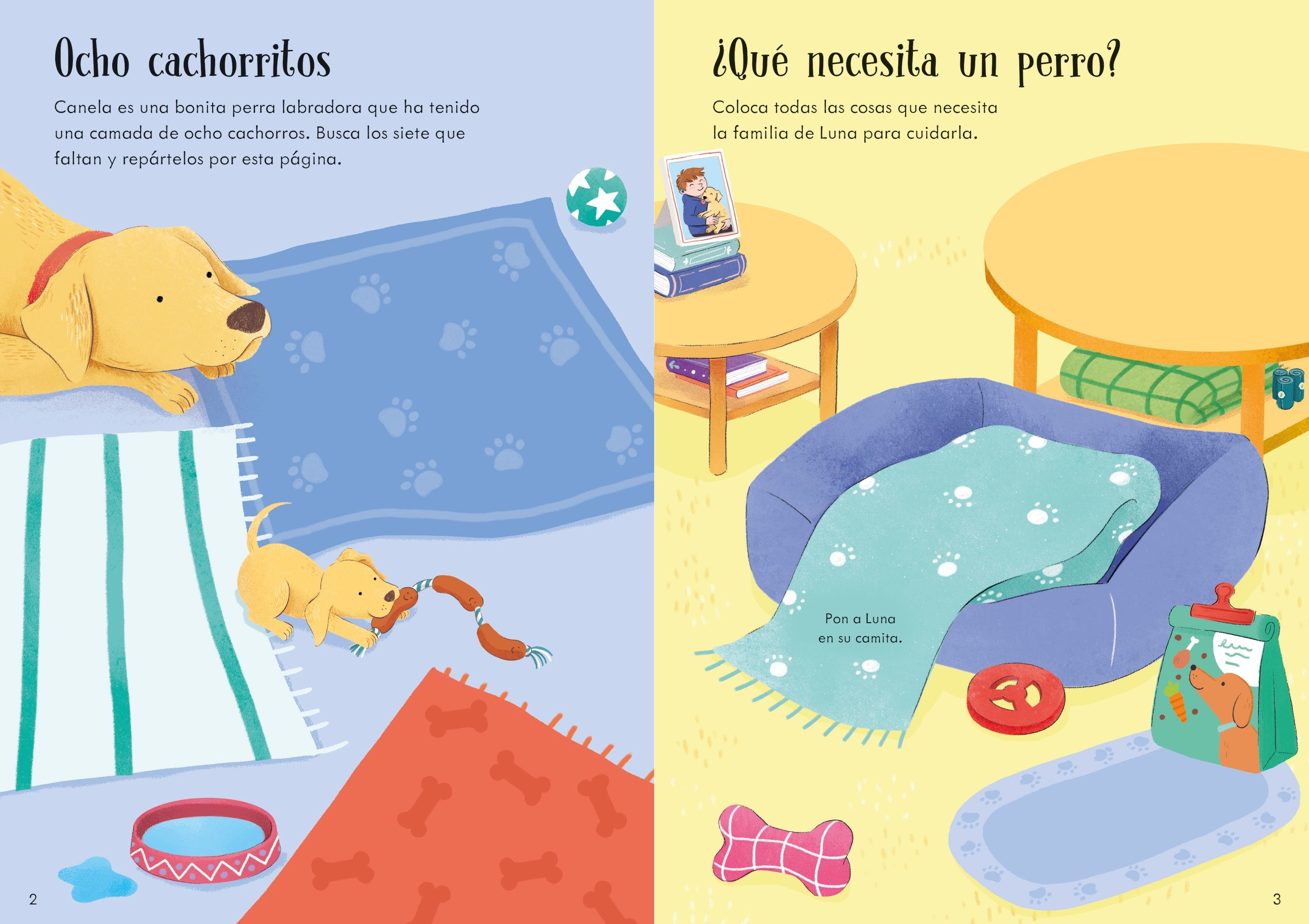 Mi pequeño libro de pegatinas - Perros y cachorritos