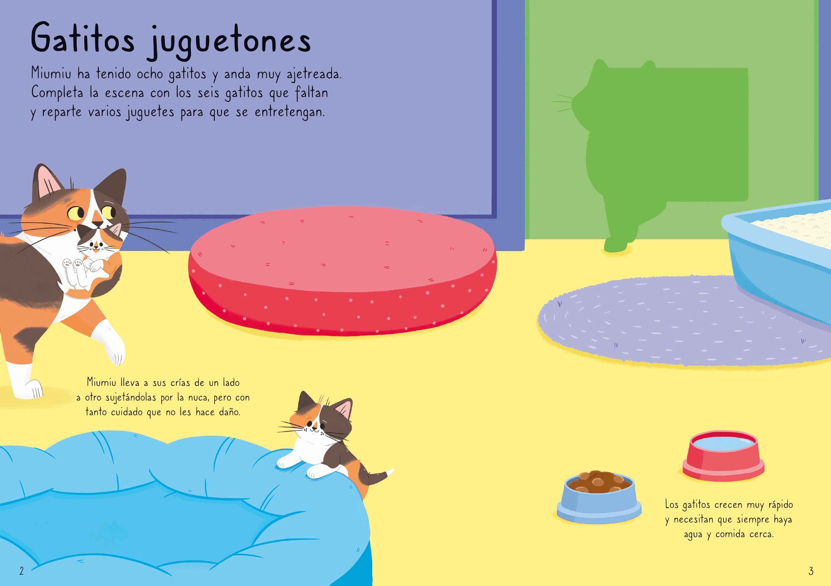 Mi pequeño libro de pegatinas - El mundo de los gatos