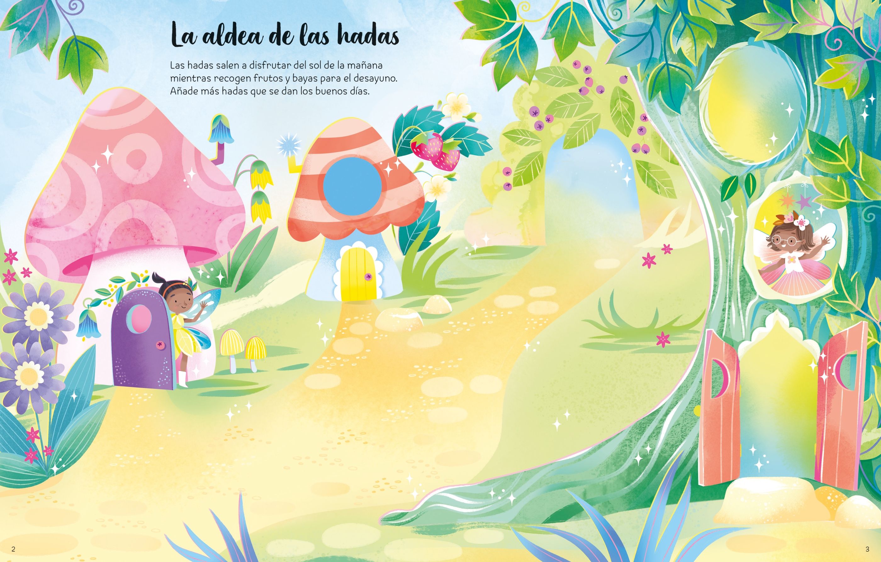 Mi pequeño libro de pegatinas - Brillos y destellos Hadas