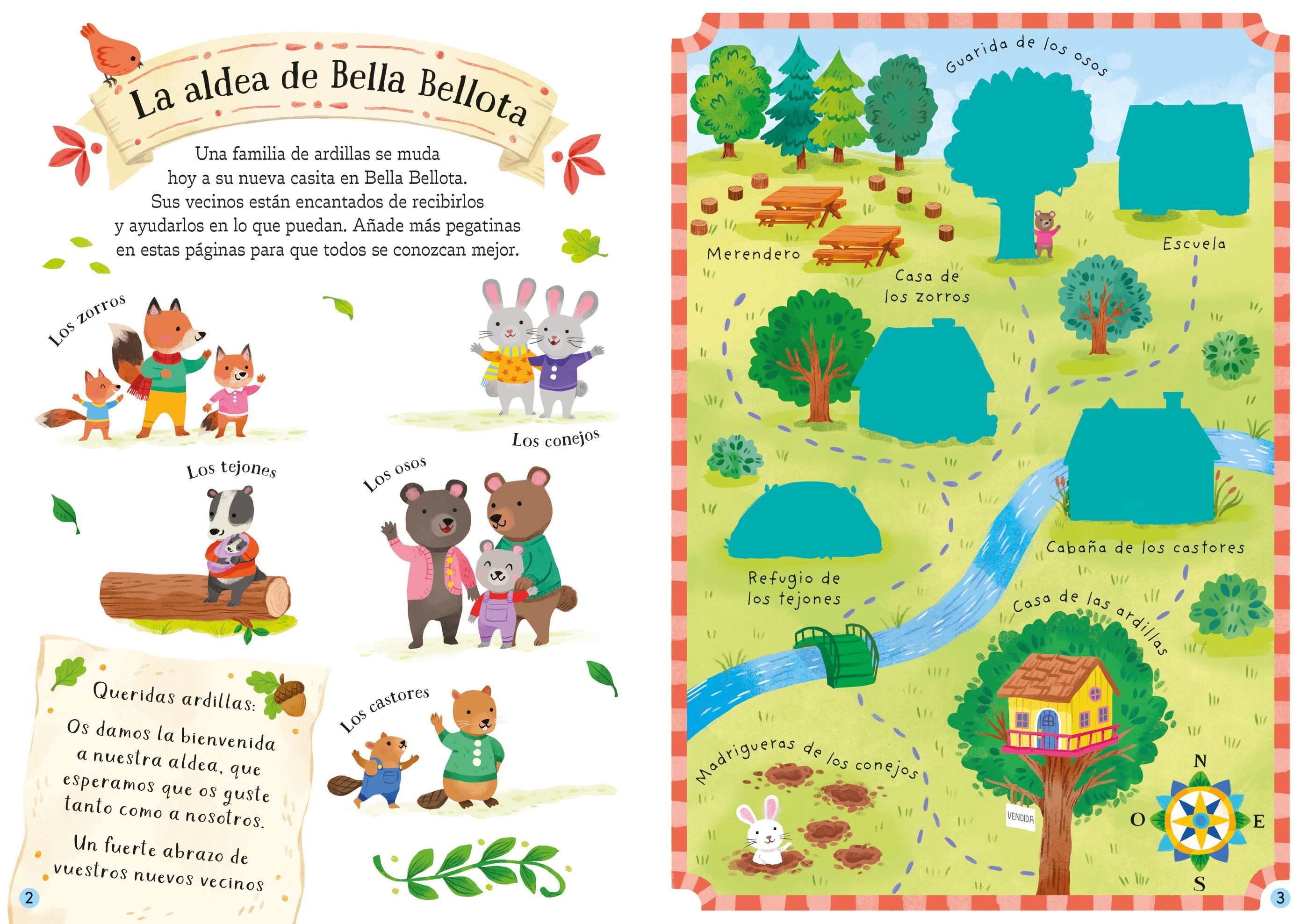 Mi pequeño libro de pegatinas - Bienvenidos a Bella Bellota